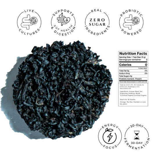 iLOLA - Probiotic Black Tea Discs Kenyan Bold