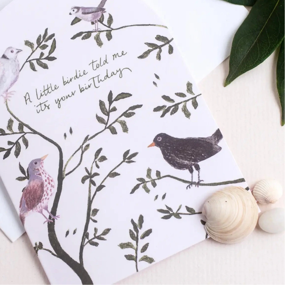 'a Little Birdie' Birthday Card