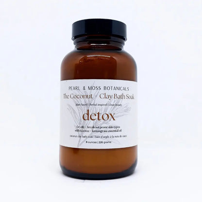 Pearl & Moss Botanicals - Coconut and Clay Bath Soak Detox