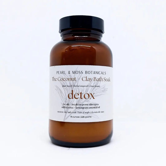 Pearl & Moss Botanicals - Coconut and Clay Bath Soak Detox