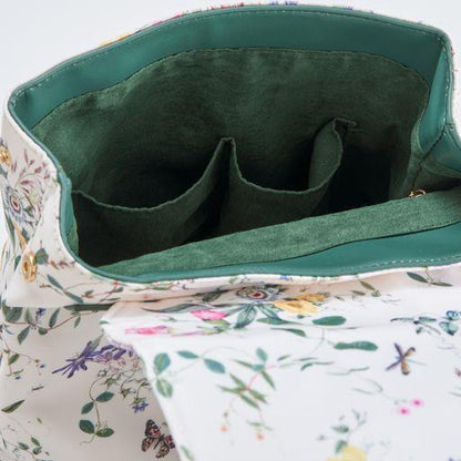 LUXURY BOUTIQUE GIFT 'Dainty' - FABLE ENGLAND British Blooming Toile Backpack