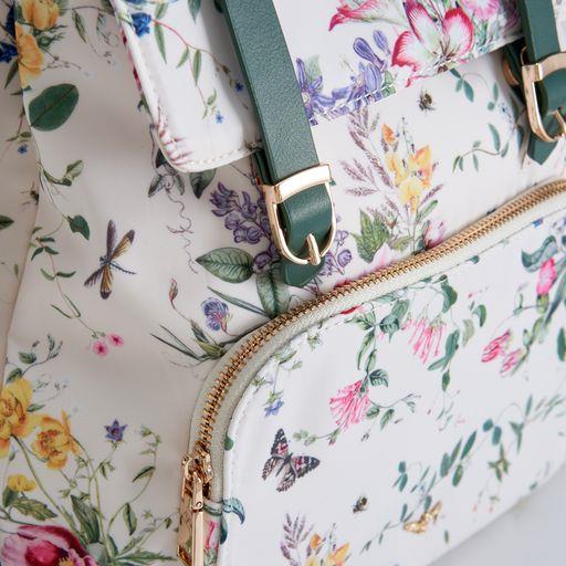 LUXURY BOUTIQUE GIFT 'Dainty' - FABLE ENGLAND British Blooming Toile Backpack
