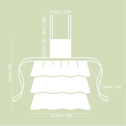 Hortensias Home - Childs Floral Ruffle Apron