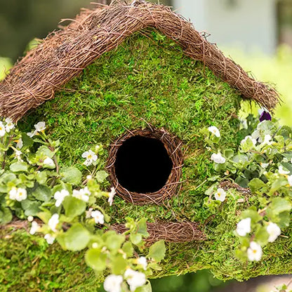 LUXURY GARDENING GIFT 'Enchantment' - Maison Gazebo Birdhouse with Hook, Four Seasons Flowers Card Folder, Bronze Ant